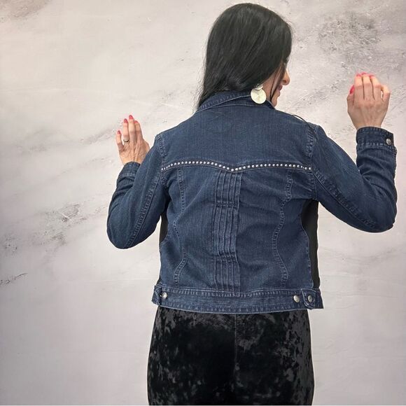 Style & Co premium jean denim jacket - Picture 2 of 5